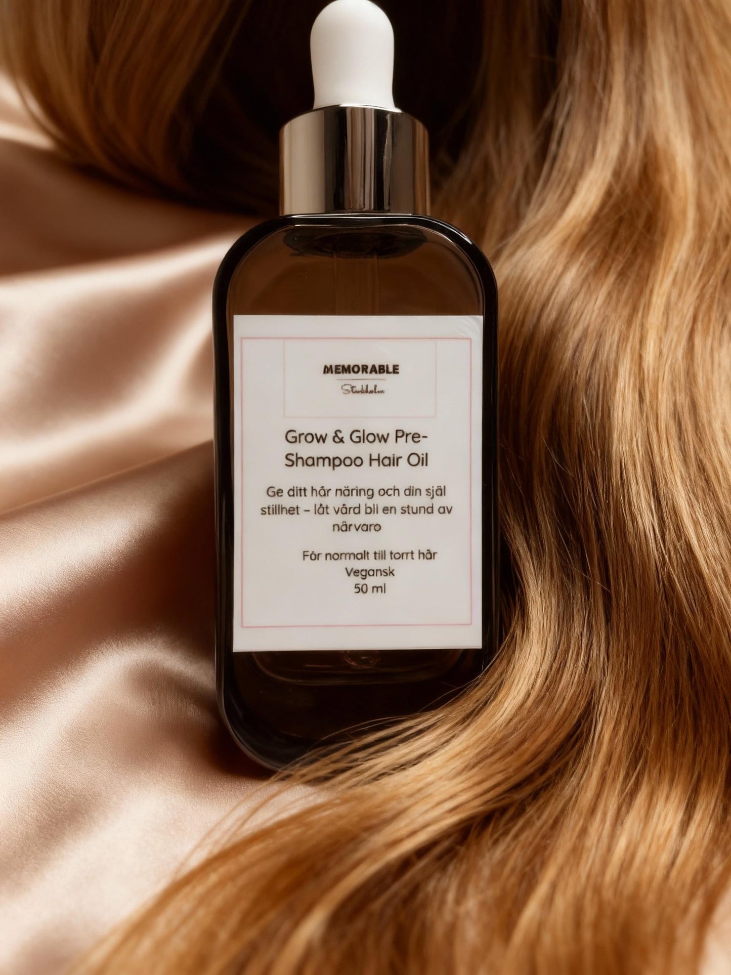 Vegansk Pre-Schampo Hårolja- Stärker, Stimulerar & Ger Glans