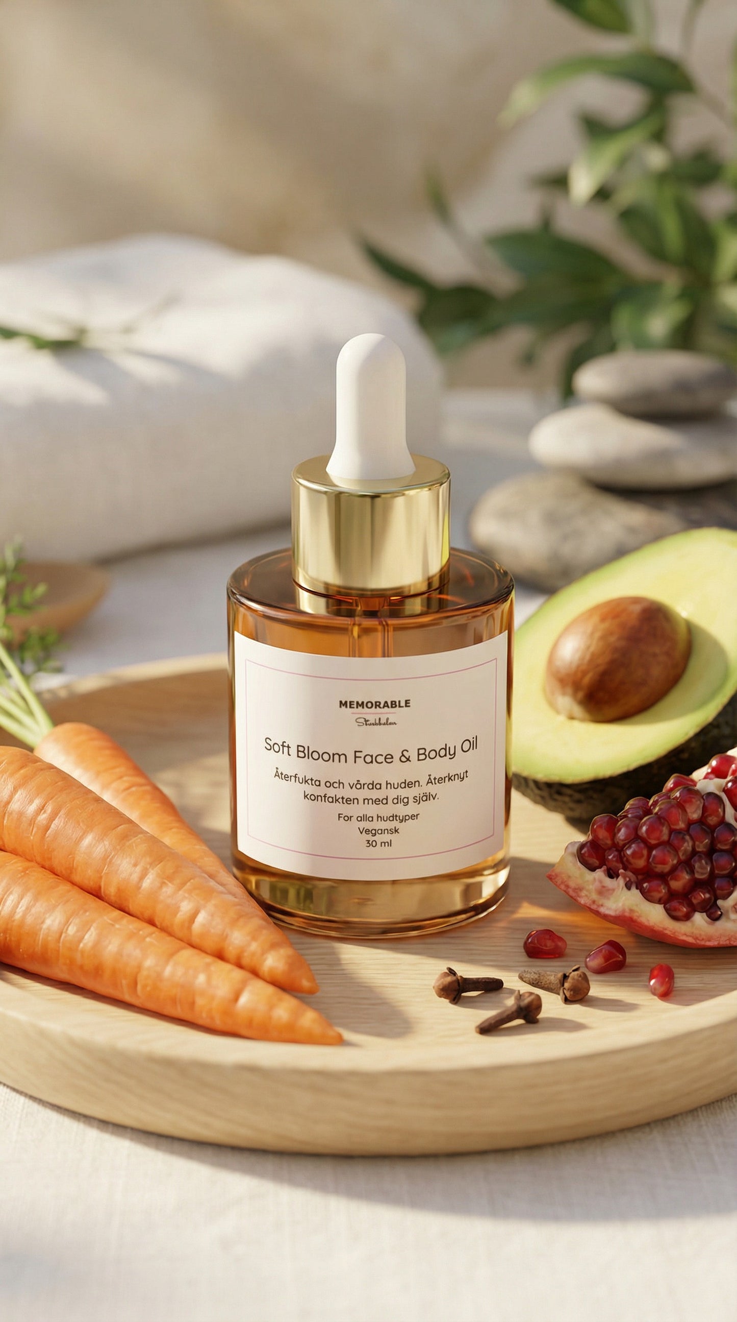 Näringsrik Ansikts- och Kroppsolja – För Mjukhet, Välmående & Lyster av din hud