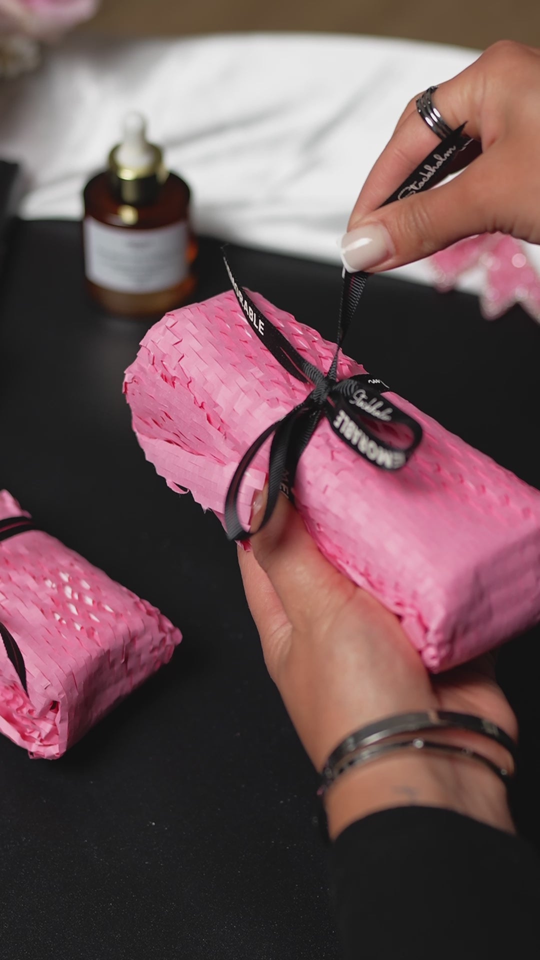 Grow & Glow hårolja med förpackning och box